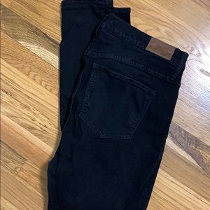 Madewell size 34 Roadtripper Black Jeans